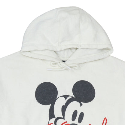Mens UK Size S Disney White Pullover Hoodie