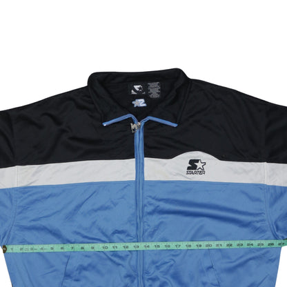 Mens UK Size XL Starter Blue Full Zip Sweatshirt