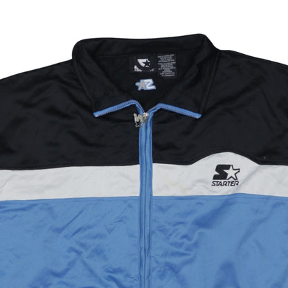 Mens UK Size XL Starter Blue Full Zip Sweatshirt
