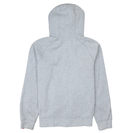 Mens UK Size S Nike Grey Full Zip Hoodie