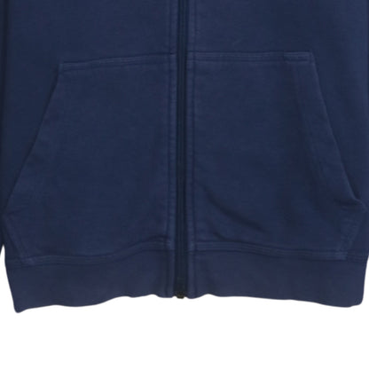 Teens UK Size XL Nike Blue Full Zip Hoodie