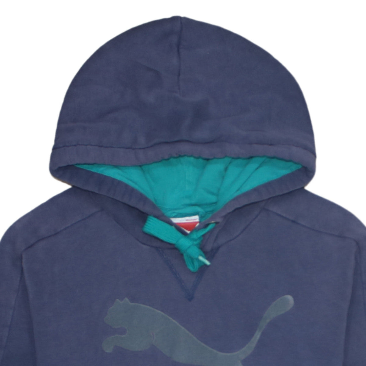Mens UK Size S PUMA Blue Pullover Hoodie
