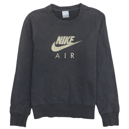 Womens UK Size M Nike Black Pullover Sweatshirt