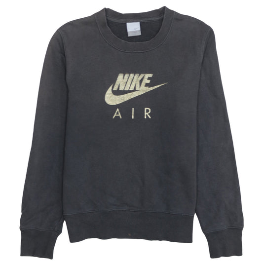 Womens UK Size M Nike Black Pullover Sweatshirt