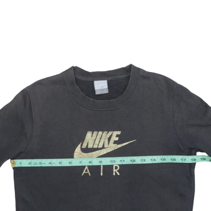 Womens UK Size M Nike Black Pullover Sweatshirt