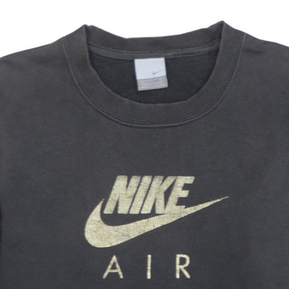 Womens UK Size M Nike Black Pullover Sweatshirt