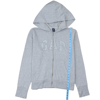Mens UK Size XL Gap Grey Full Zip Hoodie