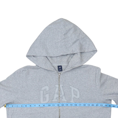 Mens UK Size XL Gap Grey Full Zip Hoodie