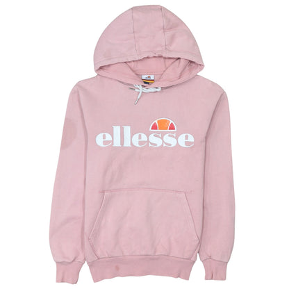 Womens UK Size 8 ellesse Pink Pullover Hoodie