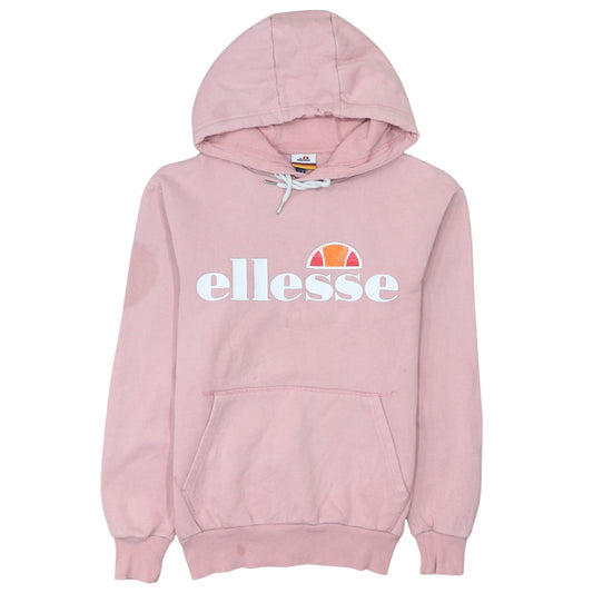 Womens UK Size 8 ellesse Pink Pullover Hoodie