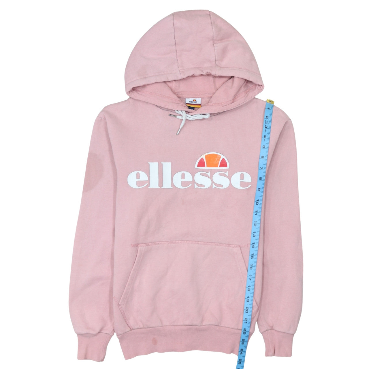 Womens UK Size 8 ellesse Pink Pullover Hoodie