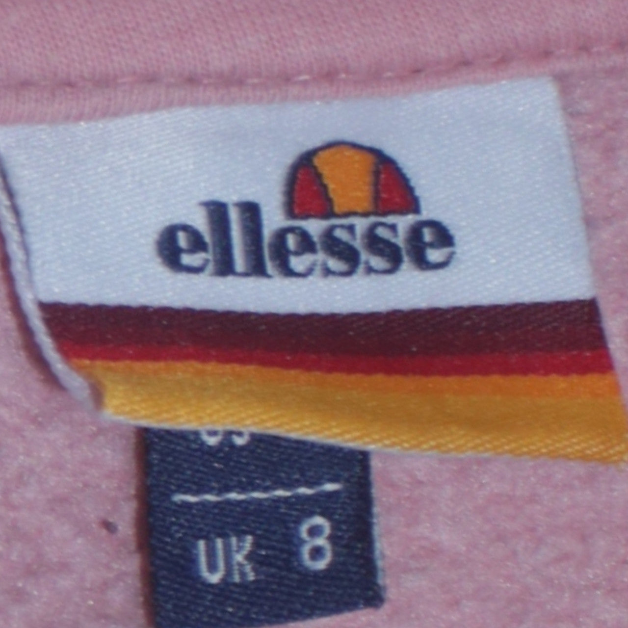 Womens UK Size 8 ellesse Pink Pullover Hoodie