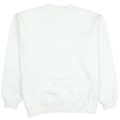 Womens UK Size S ellesse White Pullover Sweatshirt