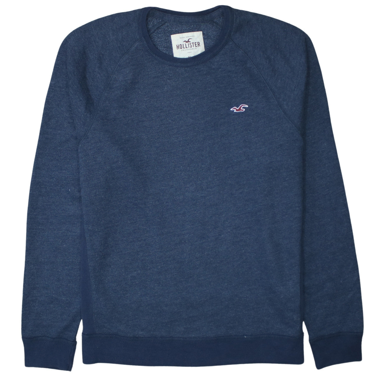 Mens UK Size XL Hollister Blue Pullover Sweatshirt
