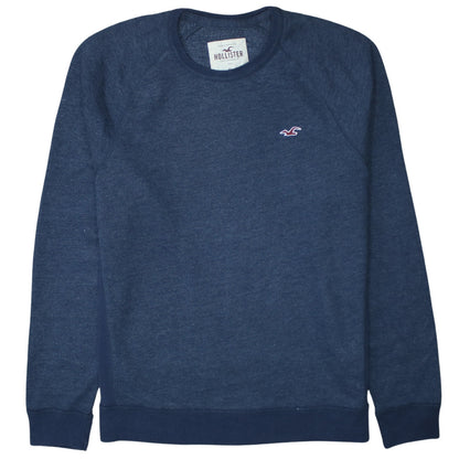 Mens UK Size XL Hollister Blue Pullover Sweatshirt