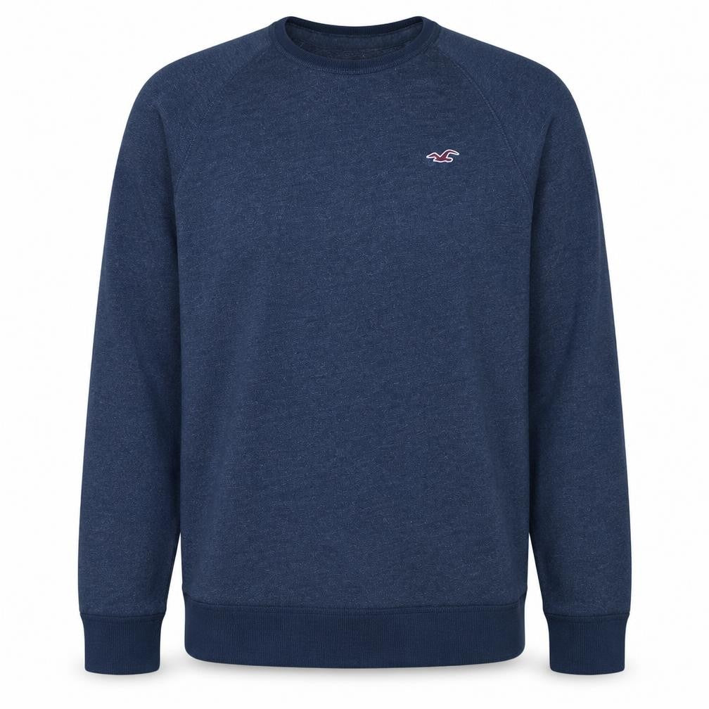 Mens UK Size XL Hollister Blue Pullover Sweatshirt