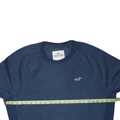 Mens UK Size XL Hollister Blue Pullover Sweatshirt