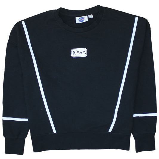 Womens UK Size S Primark Black Pullover Sweatshirt