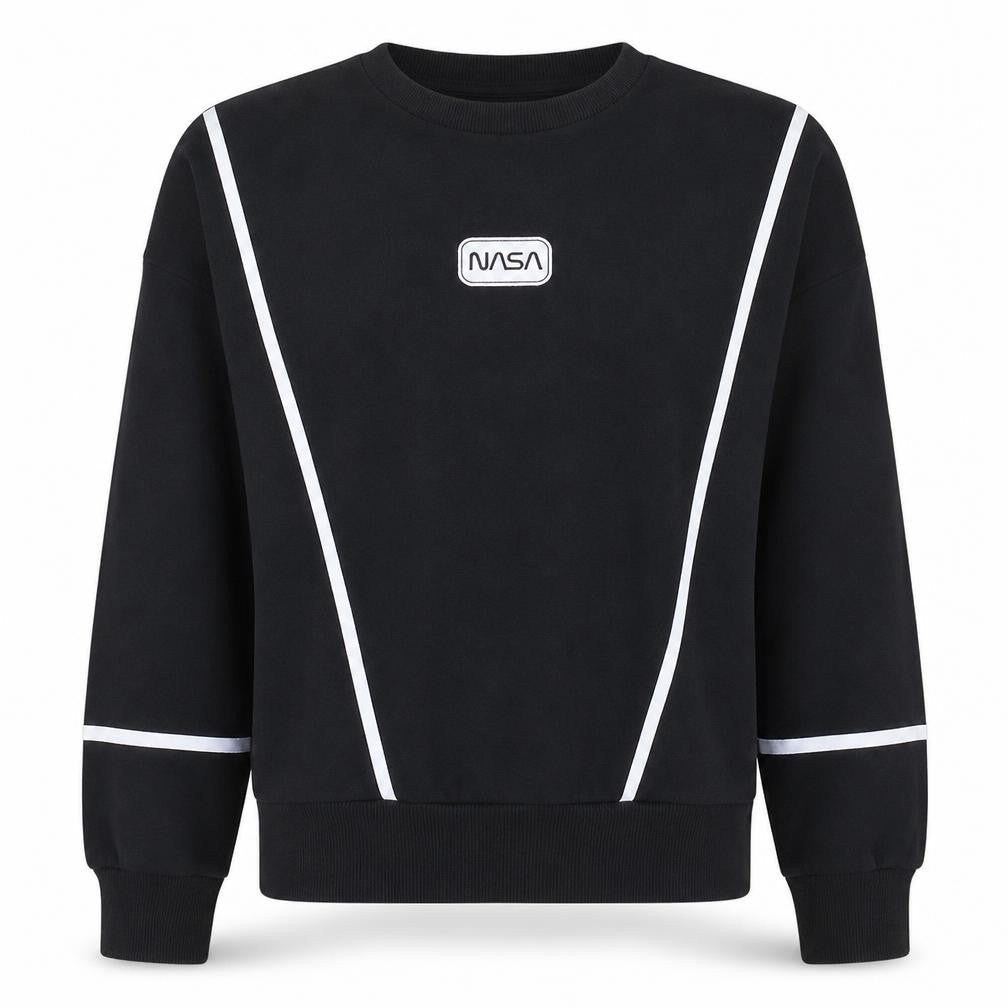 Womens UK Size S Primark Black Pullover Sweatshirt