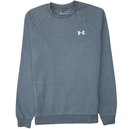 Mens UK Size S Under armour Grey Pullover Sweatshirt
