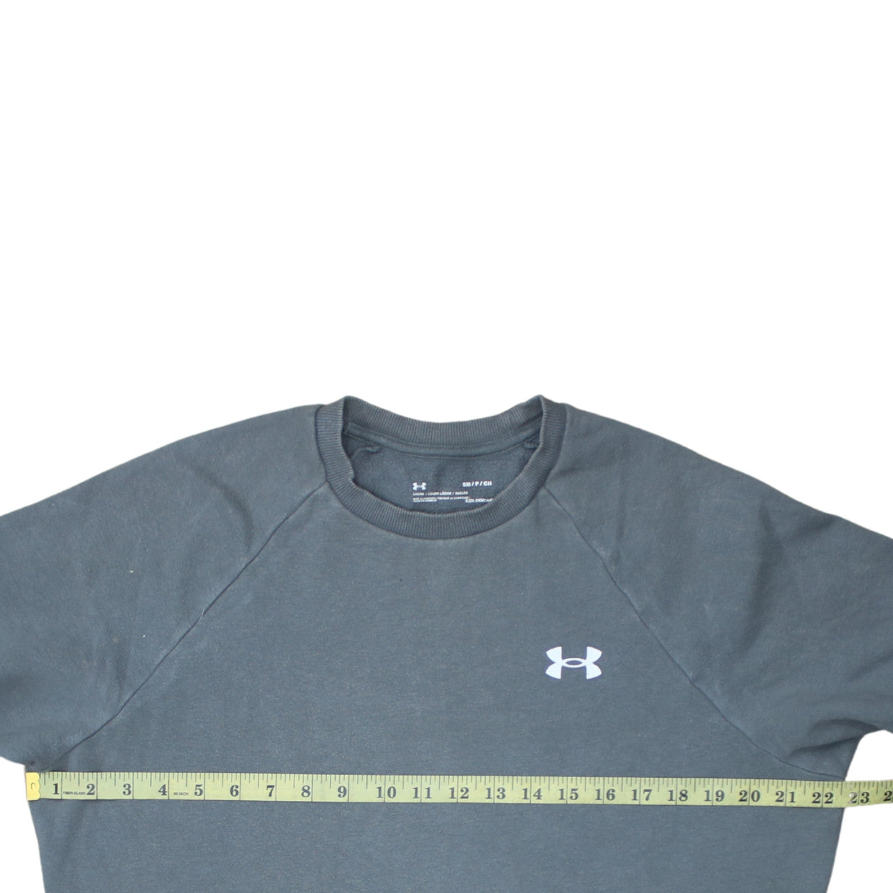 Mens UK Size S Under armour Grey Pullover Sweatshirt