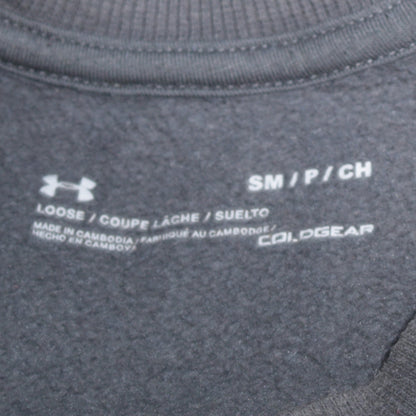 Mens UK Size S Under armour Grey Pullover Sweatshirt