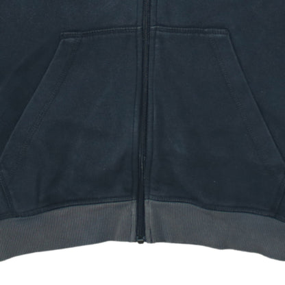 Mens UK Size M adidas Black Full Zip Hoodie