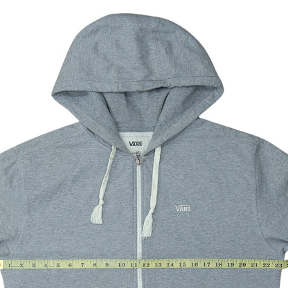 Mens UK Size L VANS Grey Full Zip Hoodie