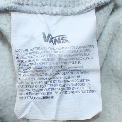 Mens UK Size L VANS Grey Full Zip Hoodie