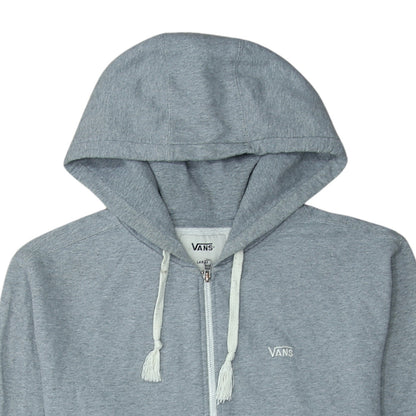 Mens UK Size L VANS Grey Full Zip Hoodie