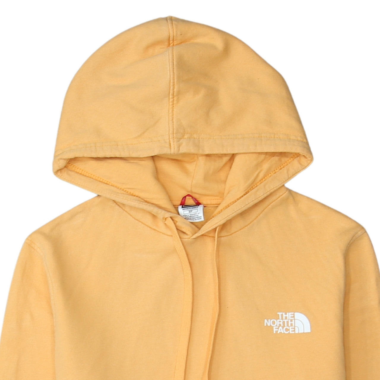 Mens UK Size S The North Face Yellow Pullover Hoodie