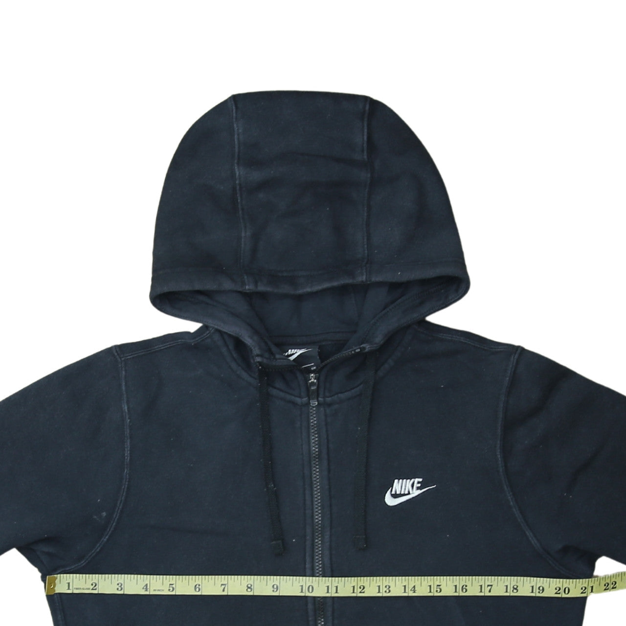 Mens UK Size S Nike Black Full Zip Hoodie