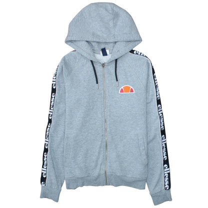 Mens UK Size M ellesse Grey Full Zip Hoodie