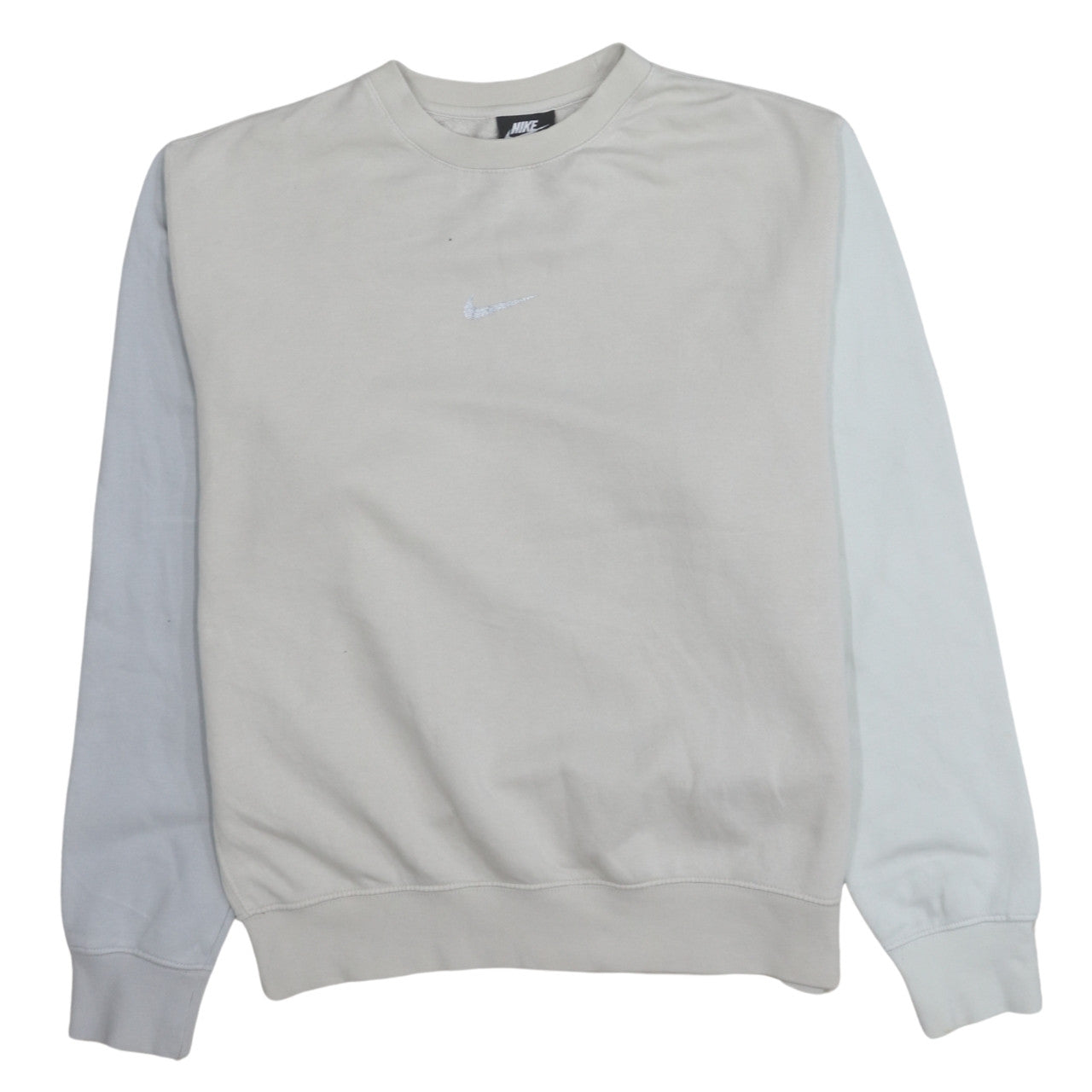 Womens UK Size S Nike Beige Pullover Sweatshirt