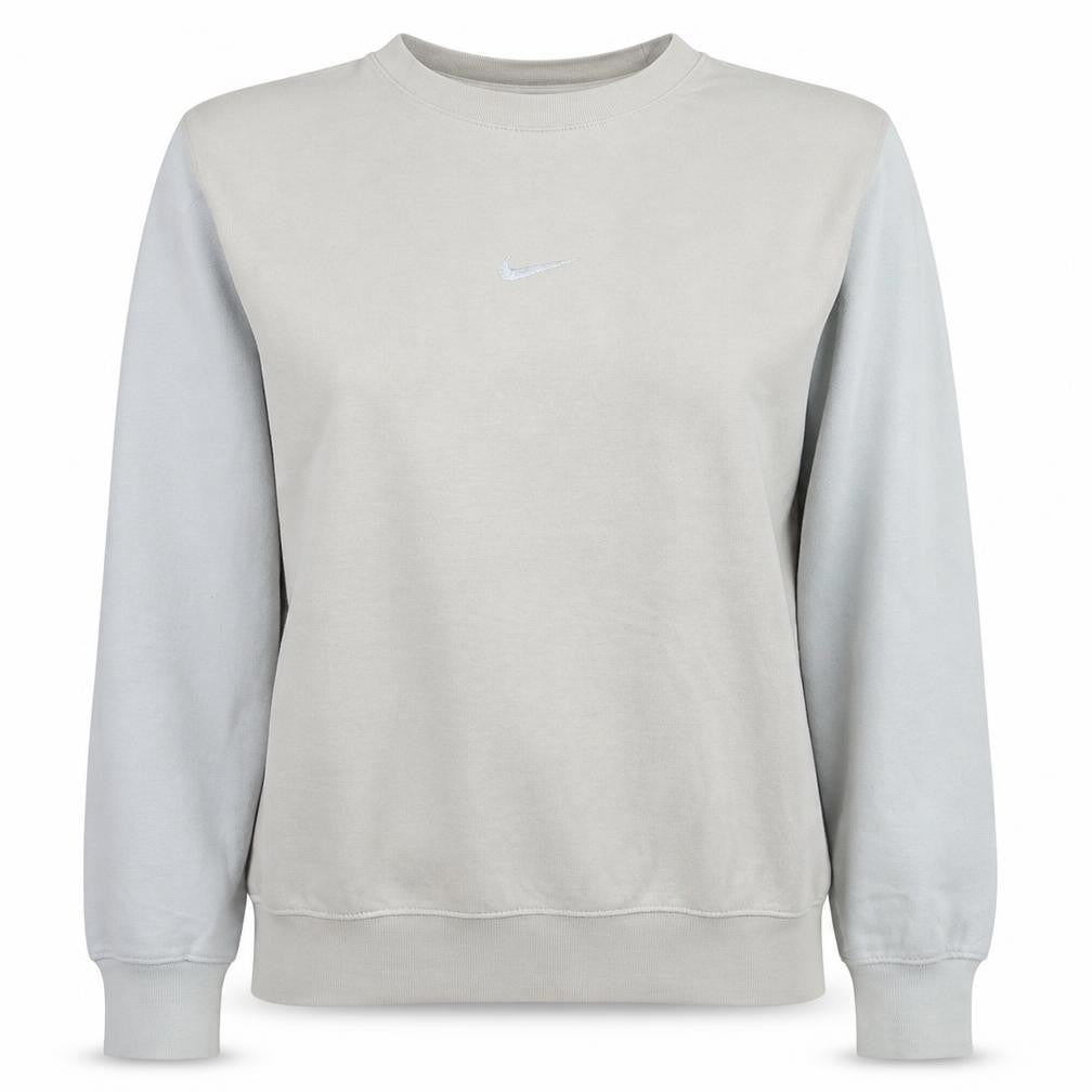 Womens UK Size S Nike Beige Pullover Sweatshirt