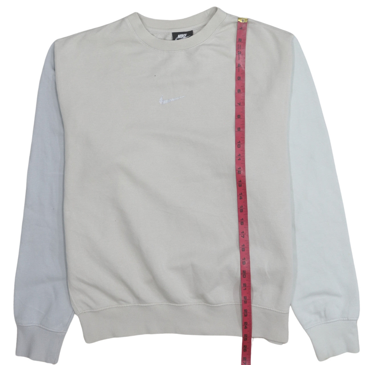 Womens UK Size S Nike Beige Pullover Sweatshirt