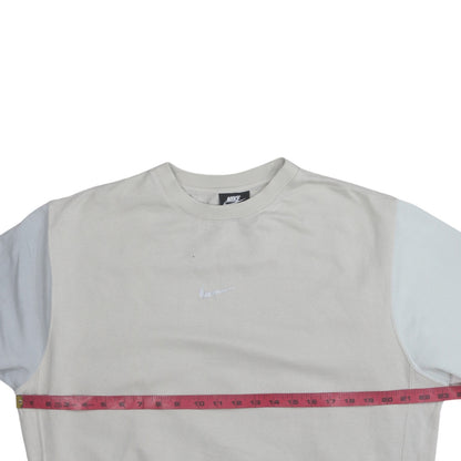 Womens UK Size S Nike Beige Pullover Sweatshirt