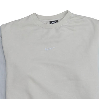 Womens UK Size S Nike Beige Pullover Sweatshirt