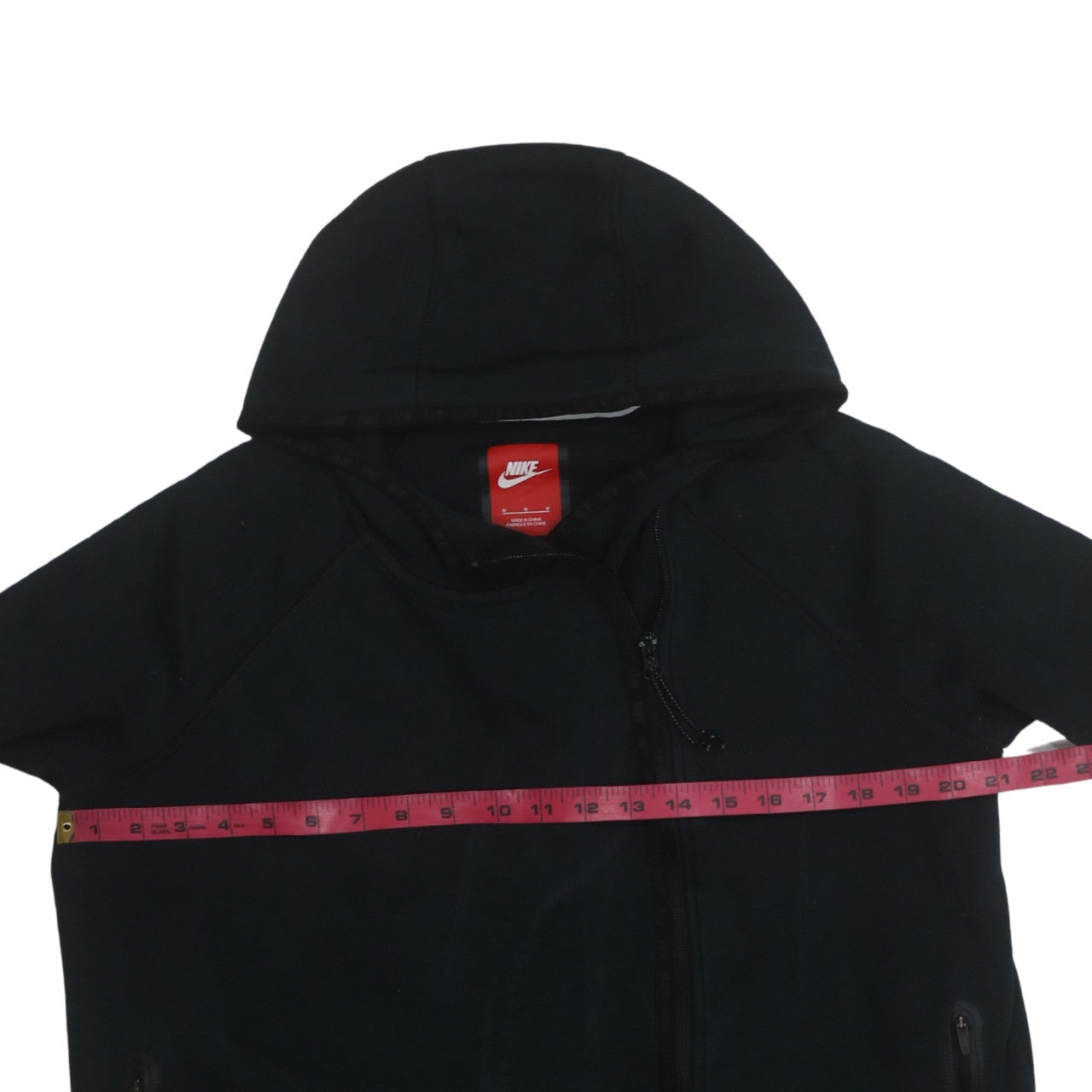 Mens UK Size M Nike Black Full Zip Hoodie