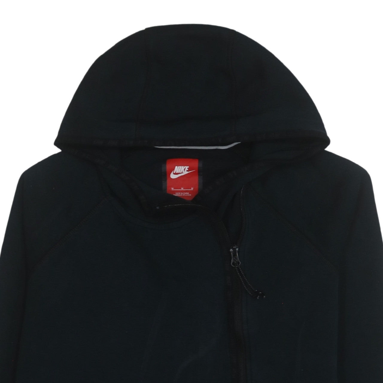Mens UK Size M Nike Black Full Zip Hoodie