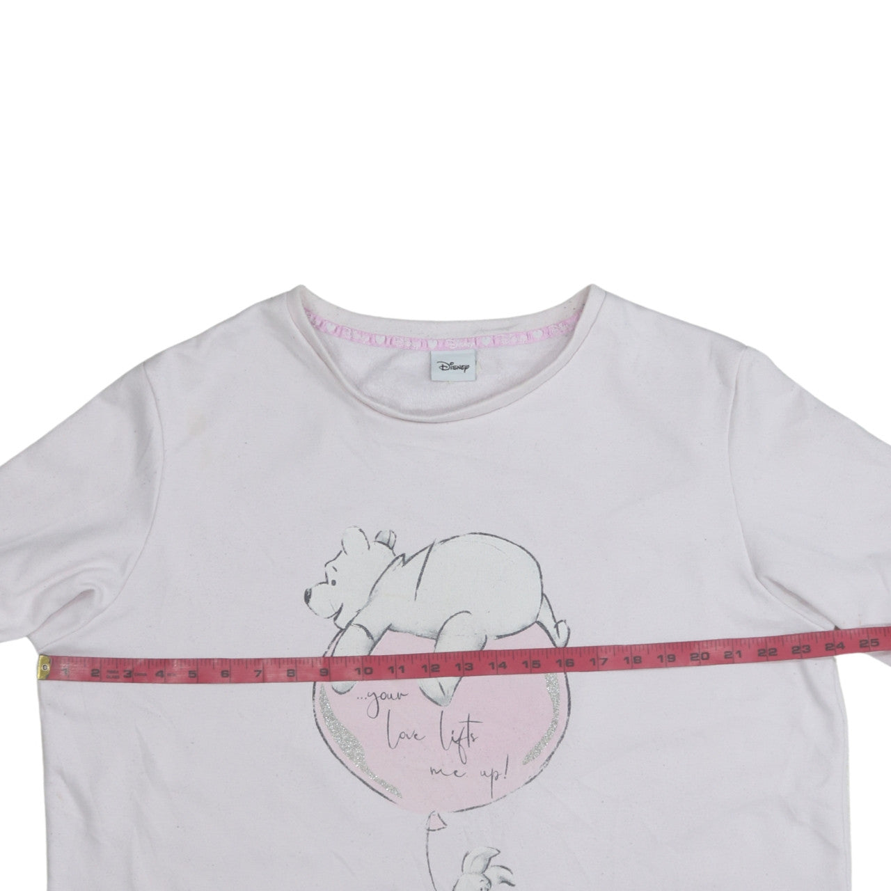 Womens UK Size M Disney Pink Pullover Sweatshirt