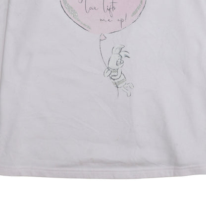 Womens UK Size M Disney Pink Pullover Sweatshirt