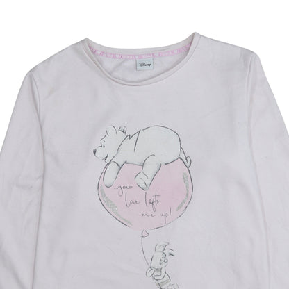 Womens UK Size M Disney Pink Pullover Sweatshirt