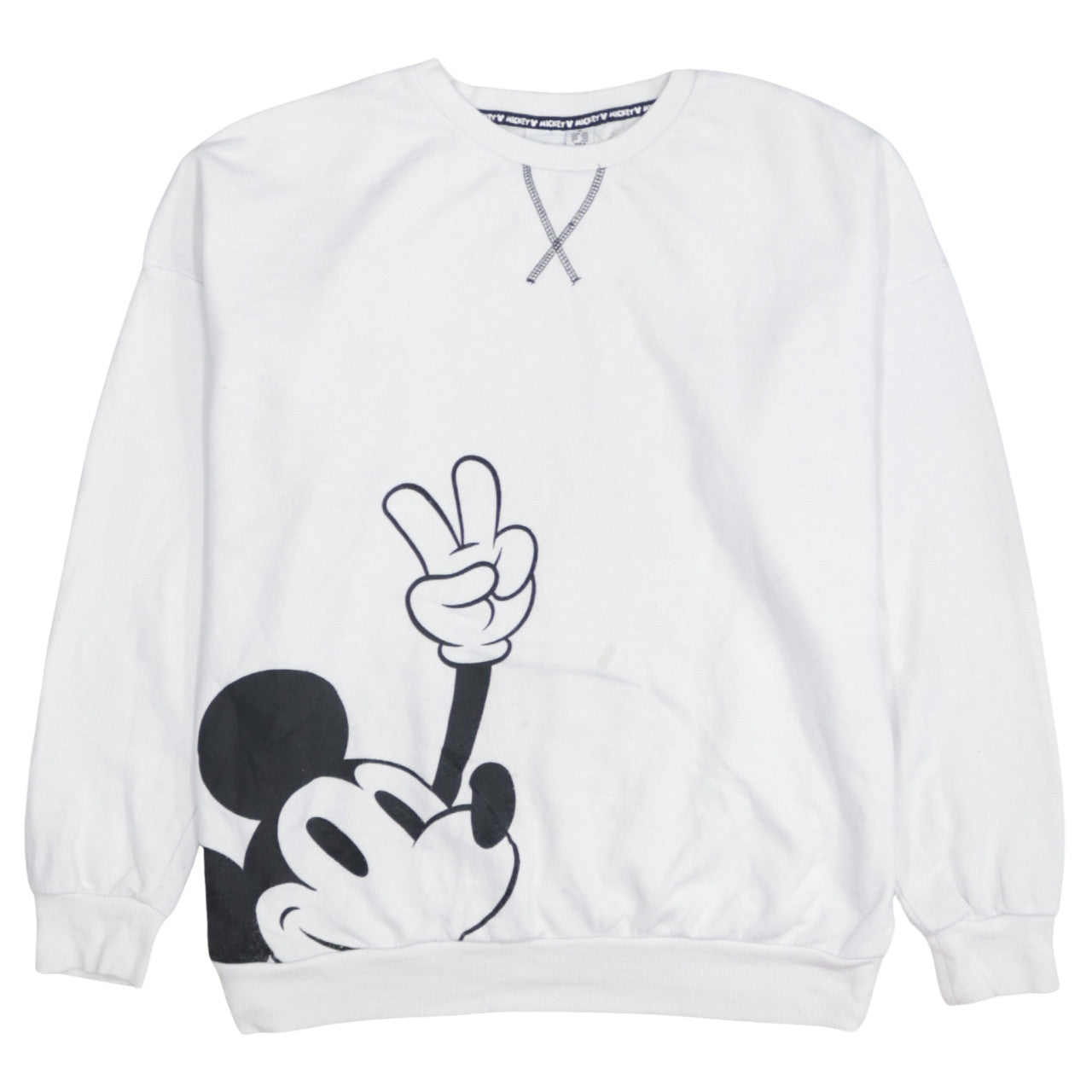 Womens UK Size 12 Disney White Pullover Sweatshirt