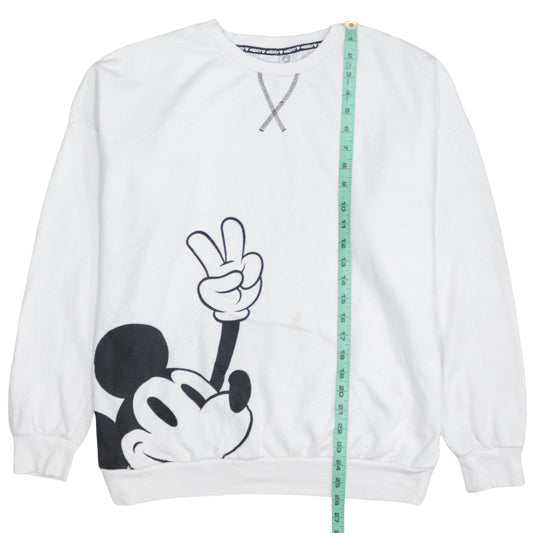 Womens UK Size 12 Disney White Pullover Sweatshirt