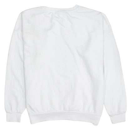 Womens UK Size 12 Disney White Pullover Sweatshirt