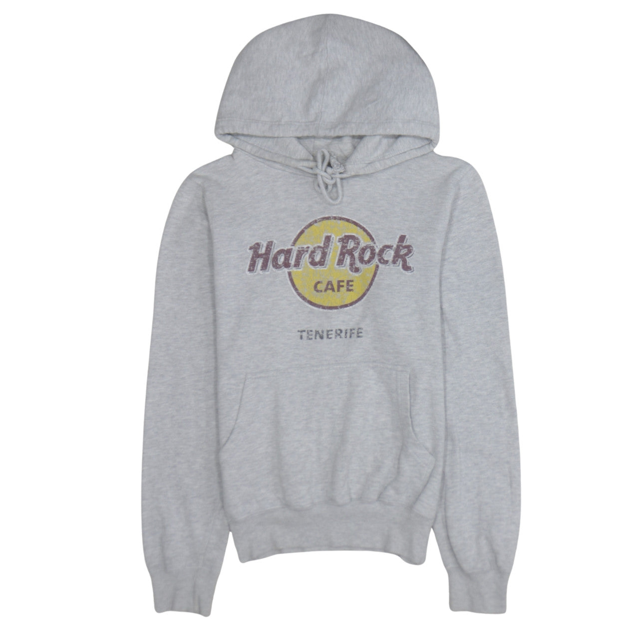 Unisex Adults UK Size S Hard Rock Cafe Grey Pullover Hoodie