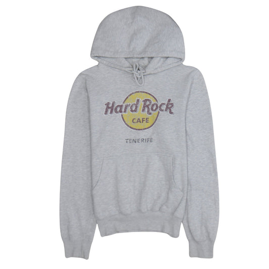 Unisex Adults UK Size S Hard Rock Cafe Grey Pullover Hoodie
