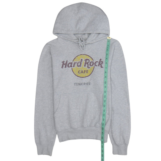 Unisex Adults UK Size S Hard Rock Cafe Grey Pullover Hoodie