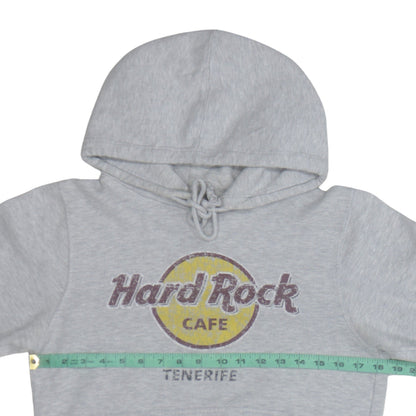 Unisex Adults UK Size S Hard Rock Cafe Grey Pullover Hoodie